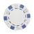 Jeton Poker 11.5g, cube pattern, alb